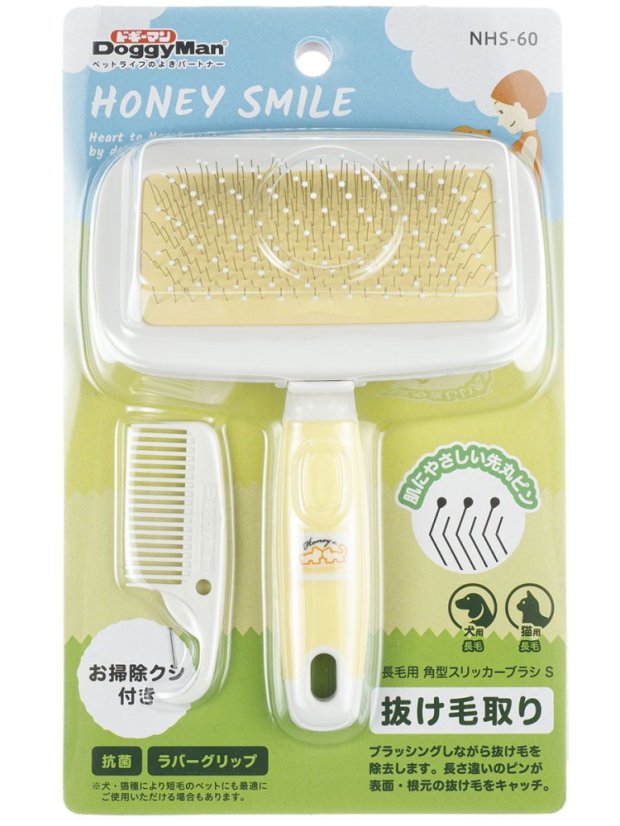 Profesionální rozčesávací kartáč s kapkami a hřebenem S