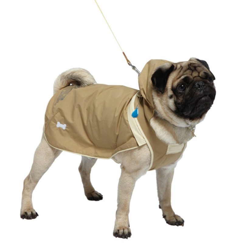 Reflexní pláštěnka khaki L