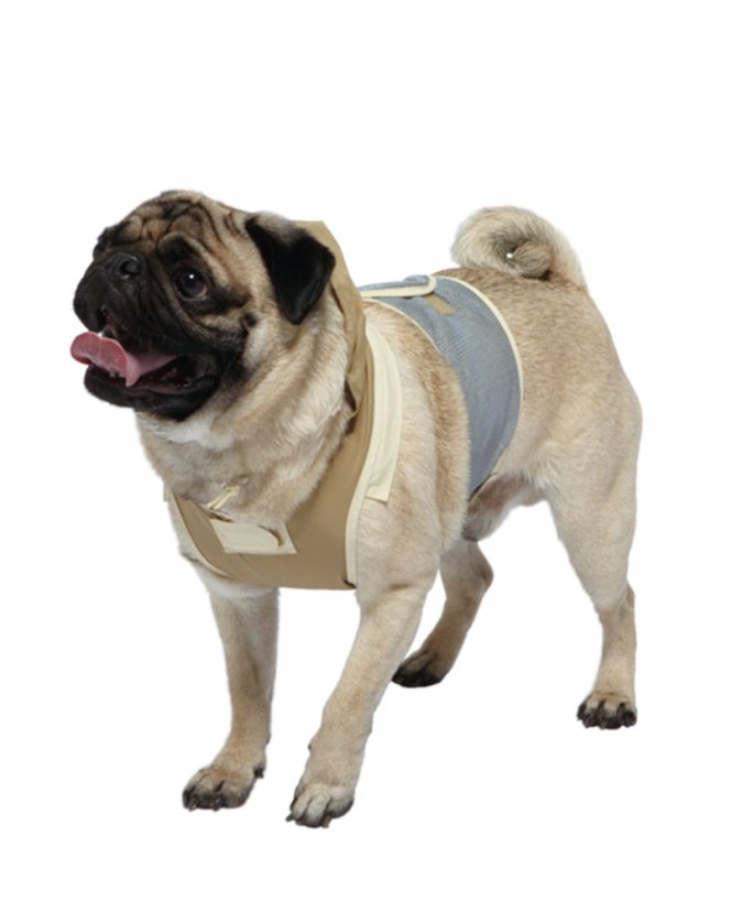 Reflexní pláštěnka khaki L