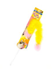 Vábnička Ocásek z peří žlutý