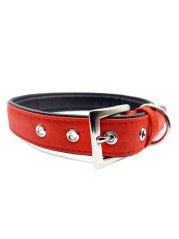 Nylonový obojek Daiski červený L