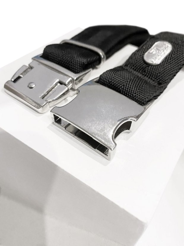 Obojek extra měkký černý L