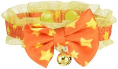 Bezpečný obojek se systémem proti udušení oranžový fashion SSS