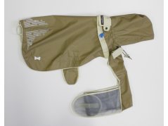 Reflexní pláštěnka khaki S prodloužená