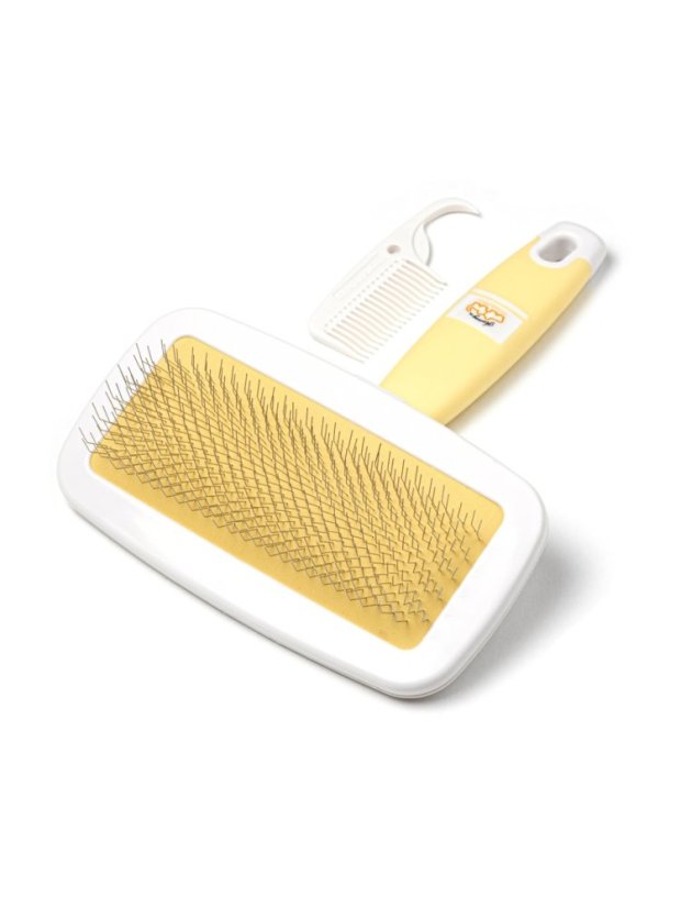 Rozčesávací kartáč pro odstranění línající srsti s hřebenem M