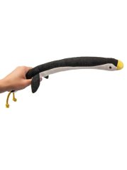 Interaktivní hračka pro psy plyšová Dlouhý tučňák pískací