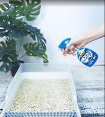 Přírodní ničitel značkování a silných pachů v kočičích záchodech s čajovým katechinem 270 ml