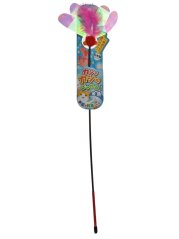 Udice Zlatá rybka se stimulací tří instinktů lovce pro kočky