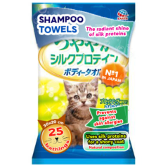 Hypoalergenní šamponové ručníky pro koupání bez vody 25 ks