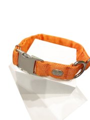 Obojek extra měkký oranžový M