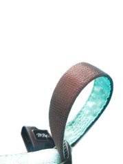 Vodítko a obojek puntíkovaný mentolově zelený S