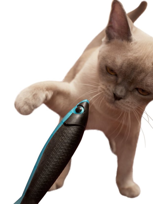 Plastová Ryba s matabi modrá