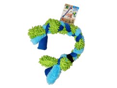 Dlouhý natahovací provaz pro psy zelený